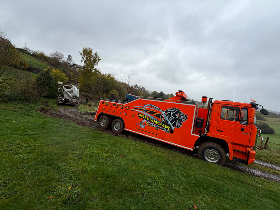 LKW Bergung in Illerich
