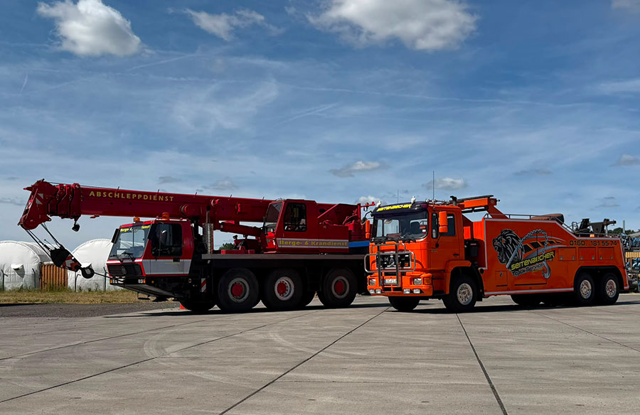 LKW Abschleppdienst Seitenbecher